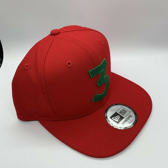 Chance The Rapper 3 Era Cap Snapback Hat Red Green Super Rare - Picture 2 of 5